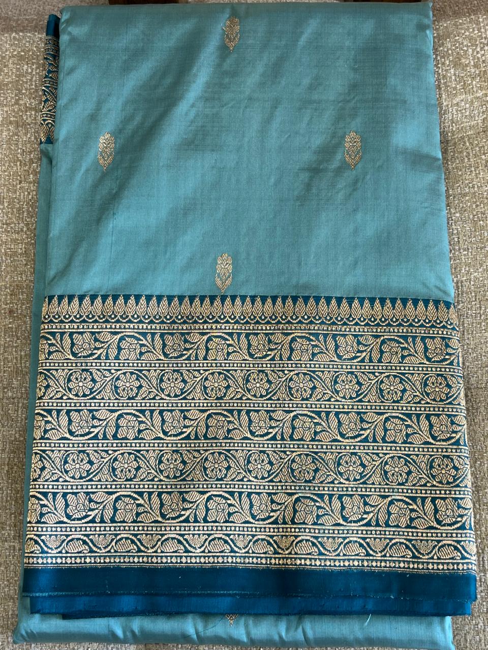 Nishigandha: Pure Katan Kadhuwa Banarasi