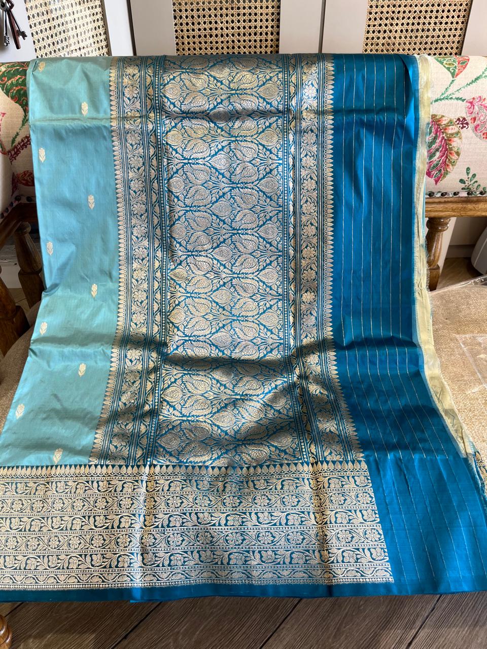 Nishigandha: Pure Katan Kadhuwa Banarasi