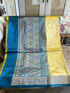 Vasantha: Chartreuse Katan Kadhuwa Banarasi