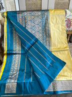 Vasantha: Chartreuse Katan Kadhuwa Banarasi