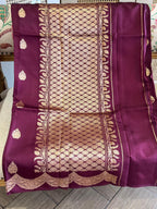 Manjistha: Lightweight Kadhuwa Benarasi