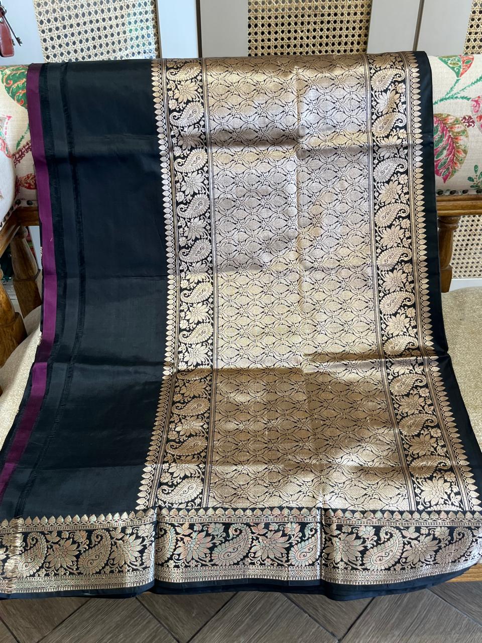 Damini: Pure Silk Kadhuwa Banarasi