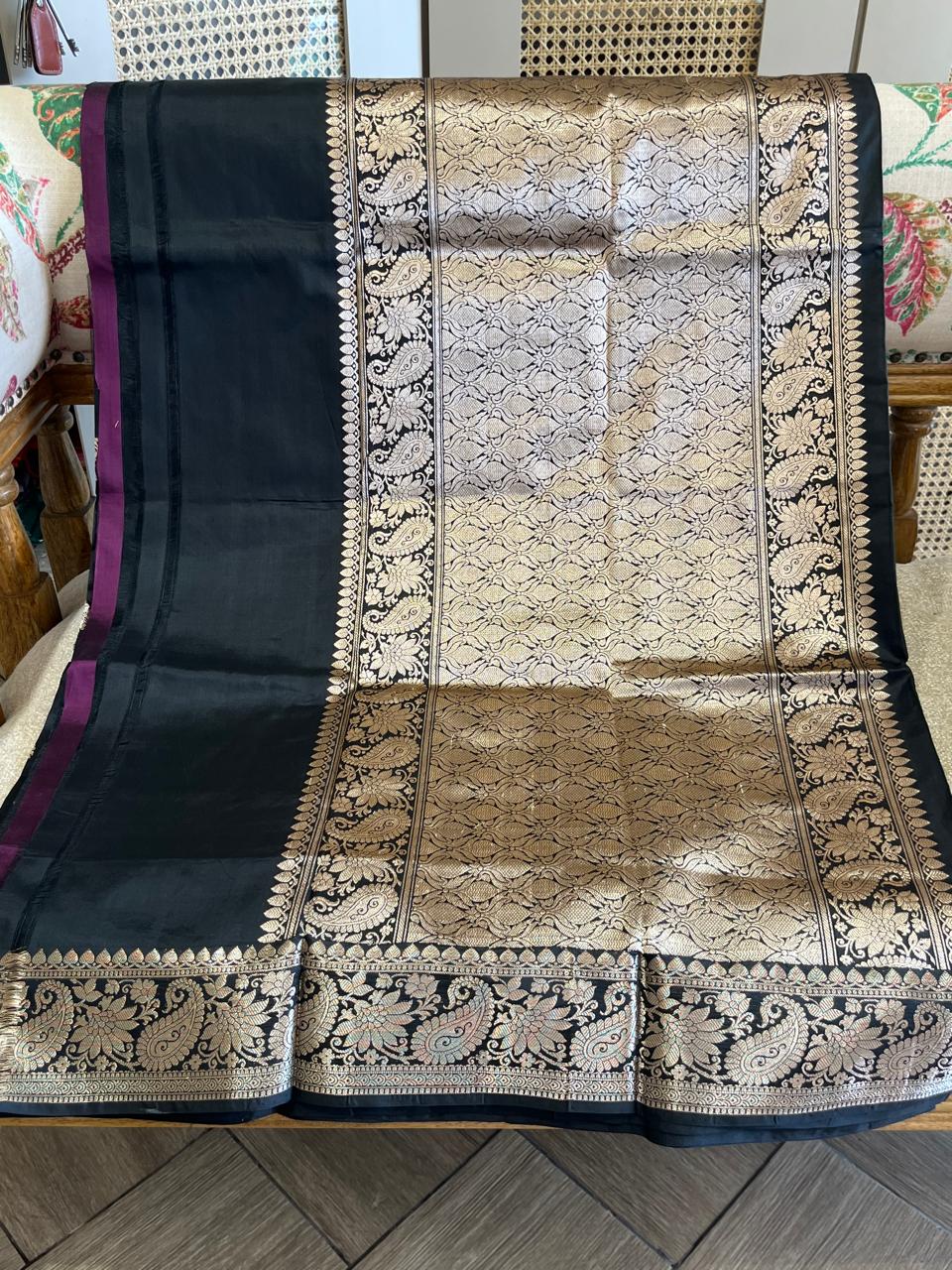 Damini: Pure Silk Kadhuwa Banarasi