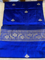 Ishani: Royal Blue Katan Silk Kadhuwa Benarasi