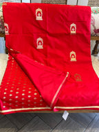Jasmine: Love Red Palki Buti Kadhua Banarasi