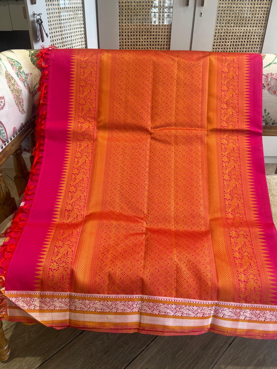 Anokhi: Zero Zari 9 to 9 Pure Kanjeevaram Silk