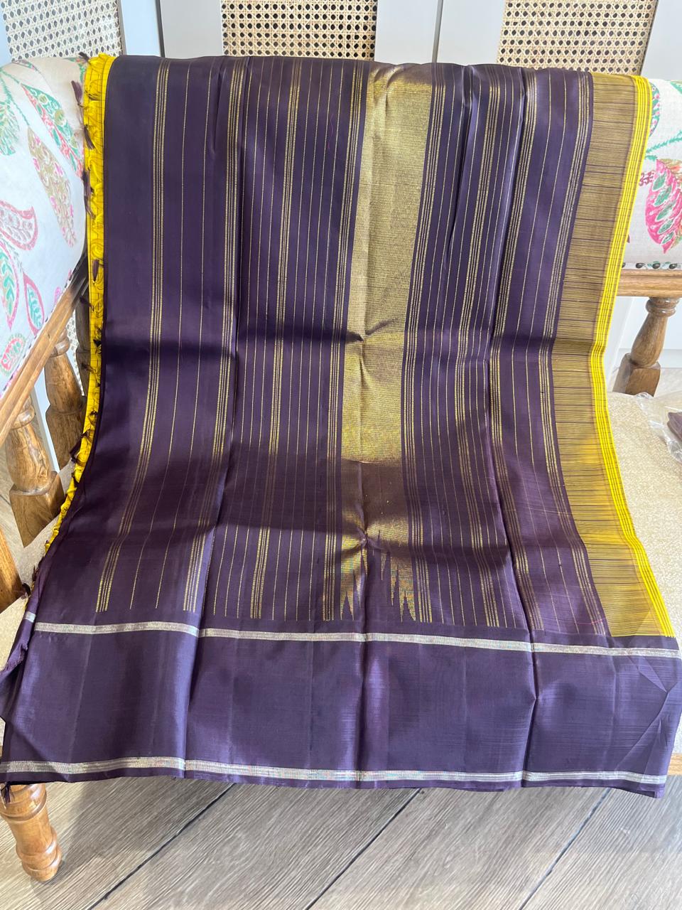 Pitambari: Kattam Kanjeevaram, Korvai Temple Gap Border