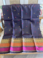 Rusha: Zero Zari 9 to 9 Pure Kanjeevaram Silk