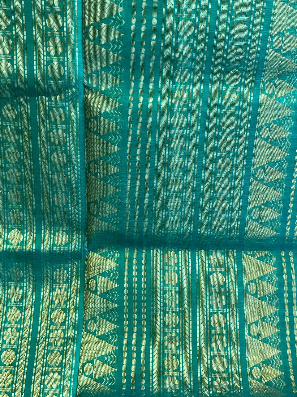 Chitra: Kattam Silk Cotton Kanjeevaram