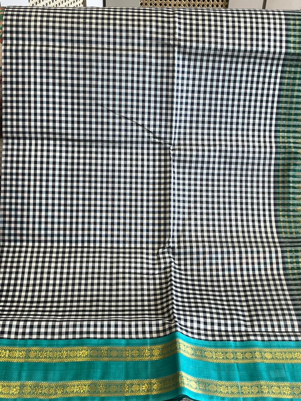 Chitra: Kattam Silk Cotton Kanjeevaram