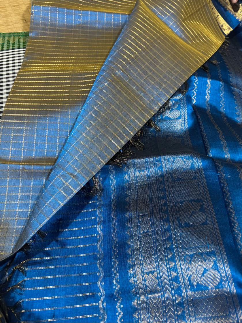 Sagarika: Kattam Silk Cotton Kanjeevaram