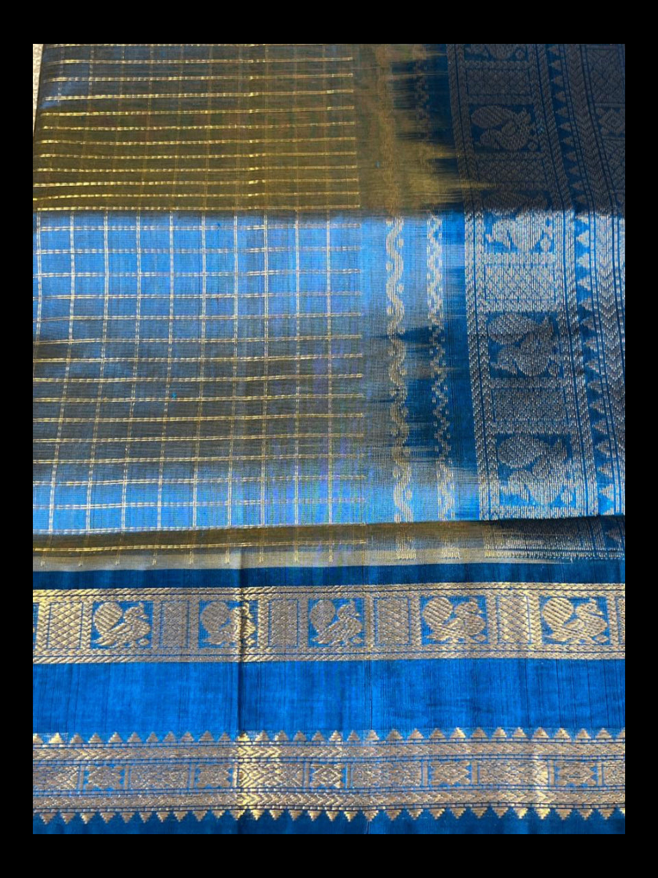 Sagarika: Kattam Silk Cotton Kanjeevaram