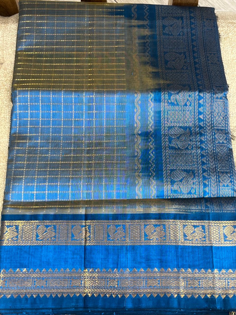 Sagarika: Kattam Silk Cotton Kanjeevaram