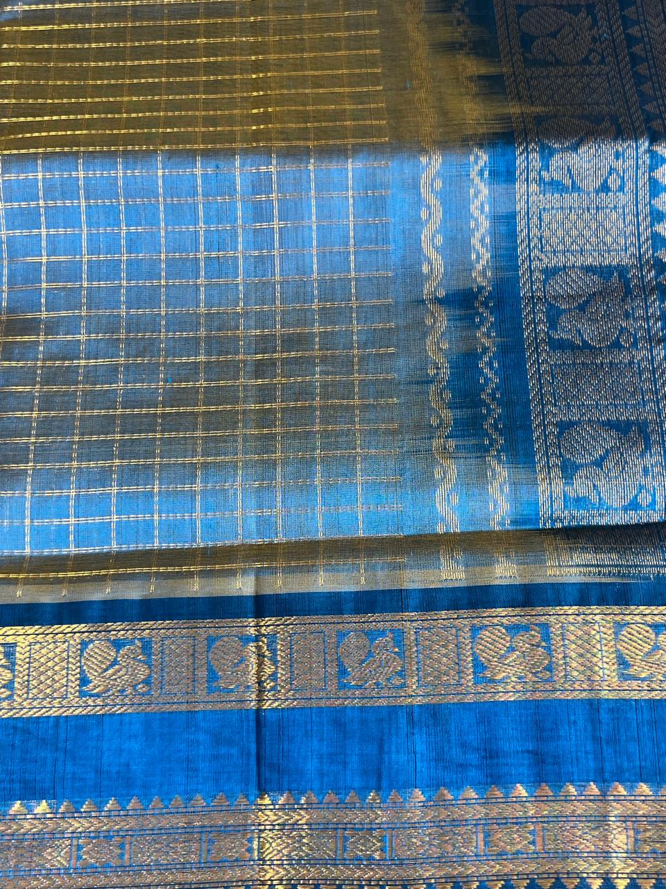 Sagarika: Kattam Silk Cotton Kanjeevaram