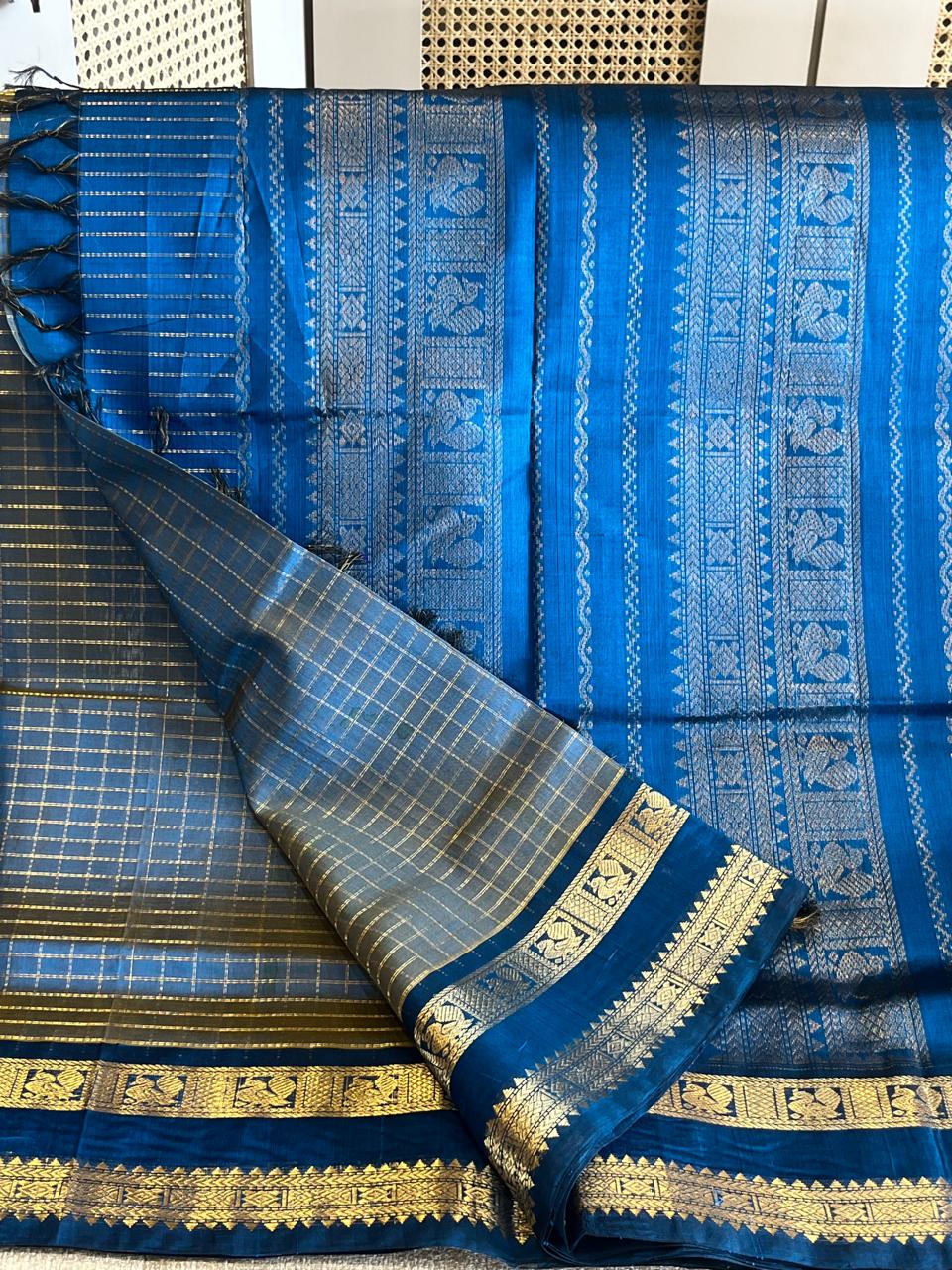 Sagarika: Kattam Silk Cotton Kanjeevaram