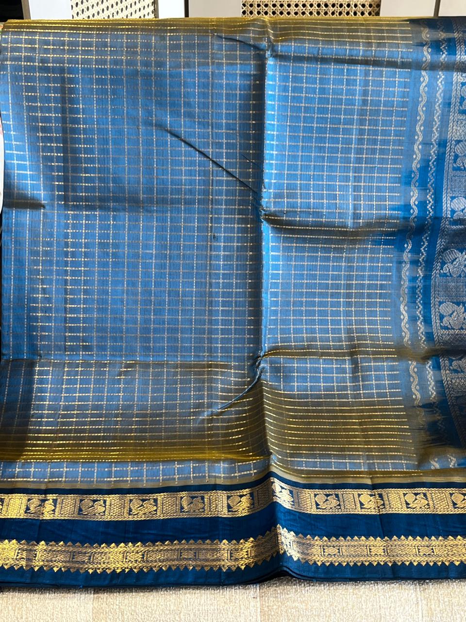 Sagarika: Kattam Silk Cotton Kanjeevaram