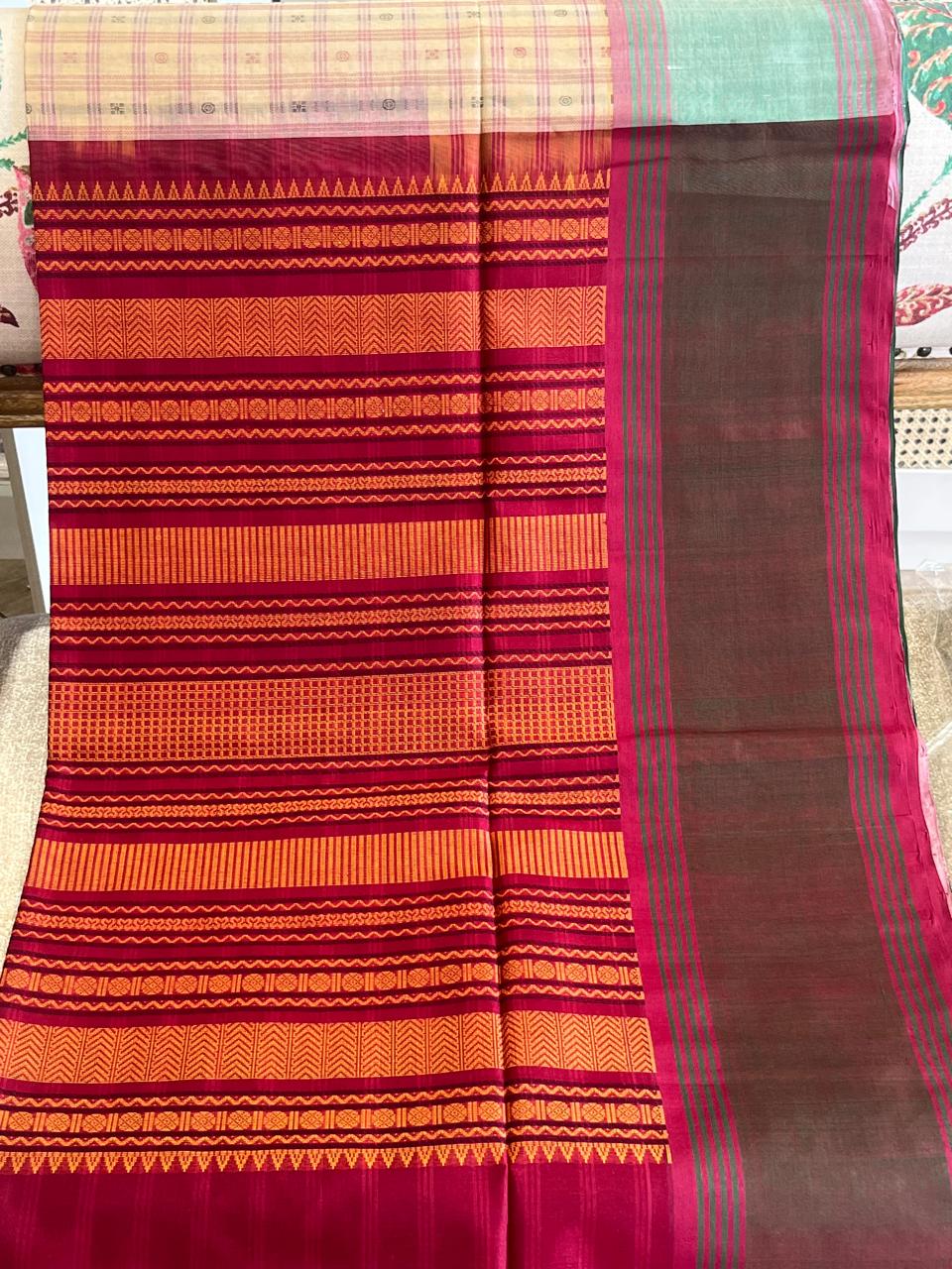 Rekha: Kattam Silk Cotton Kanjeevaram