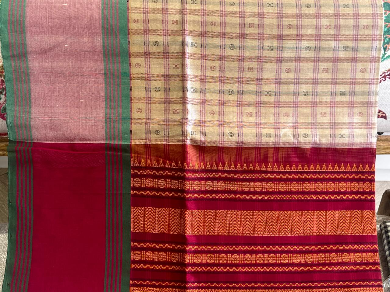 Rekha: Kattam Silk Cotton Kanjeevaram