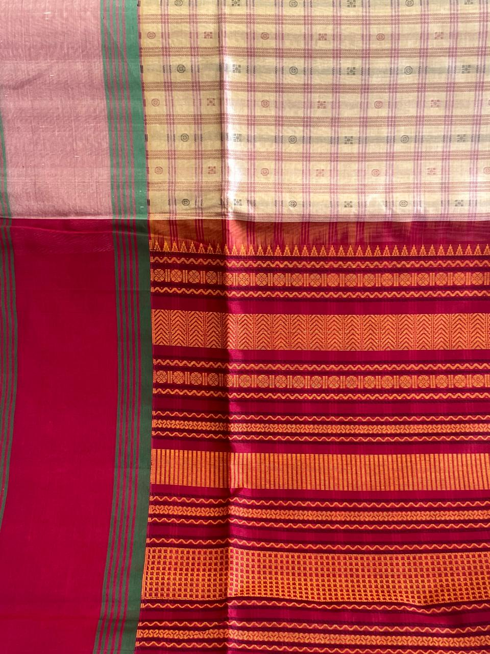 Rekha: Kattam Silk Cotton Kanjeevaram