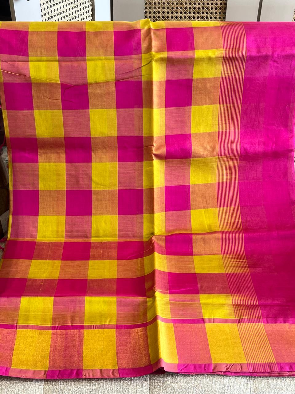 Ranjana: Kattam Silk Cotton Kanjeevaram