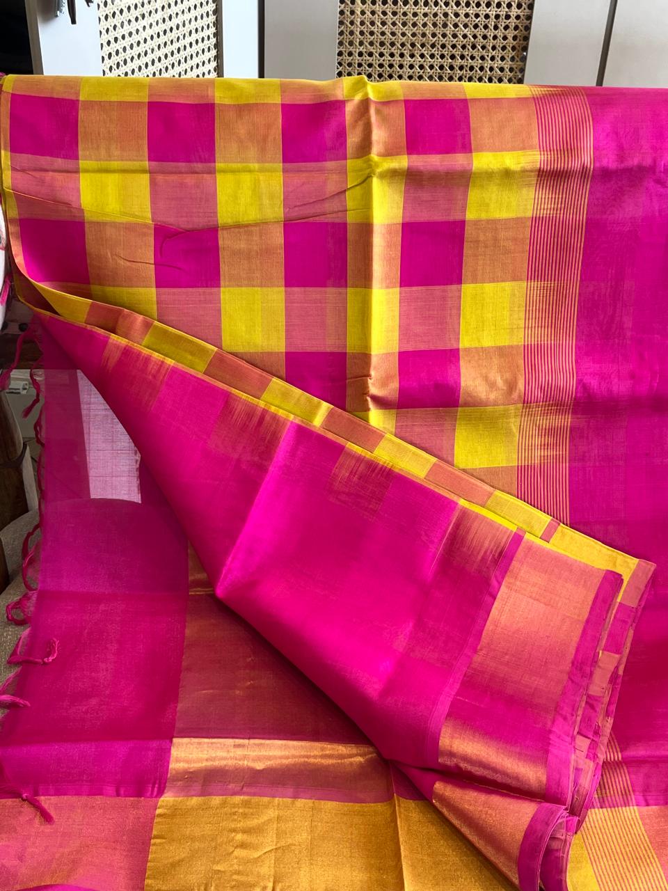 Ranjana: Kattam Silk Cotton Kanjeevaram