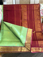 Manjari: Silk Cotton Kanjeevaram, Yaanai Border