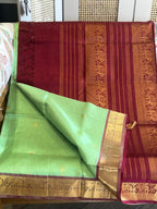 Manjari: Silk Cotton Kanjeevaram, Yaanai Border
