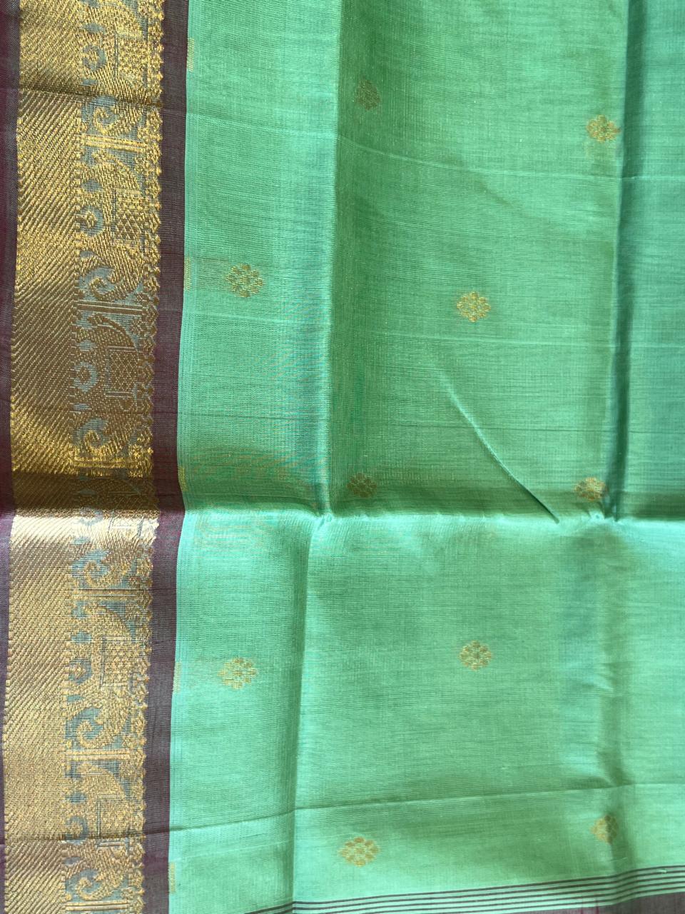 Manjari: Silk Cotton Kanjeevaram, Yaanai Border