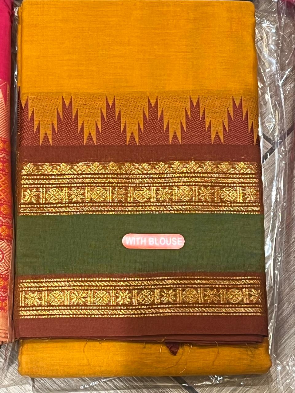 Kesar: Pure Kanchipuram Cotton Saree