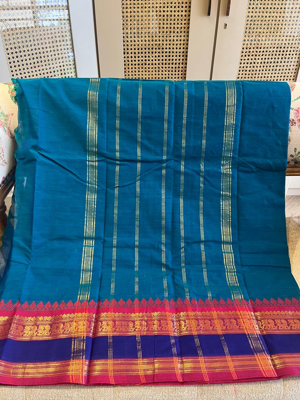 Nilangi: Pure Kanchipuram Cotton Saree