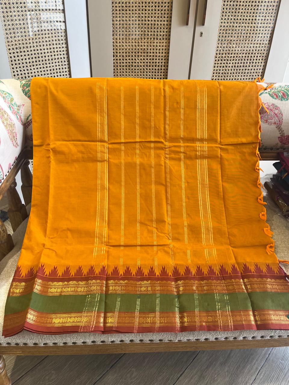 Kesar: Pure Kanchipuram Cotton Saree