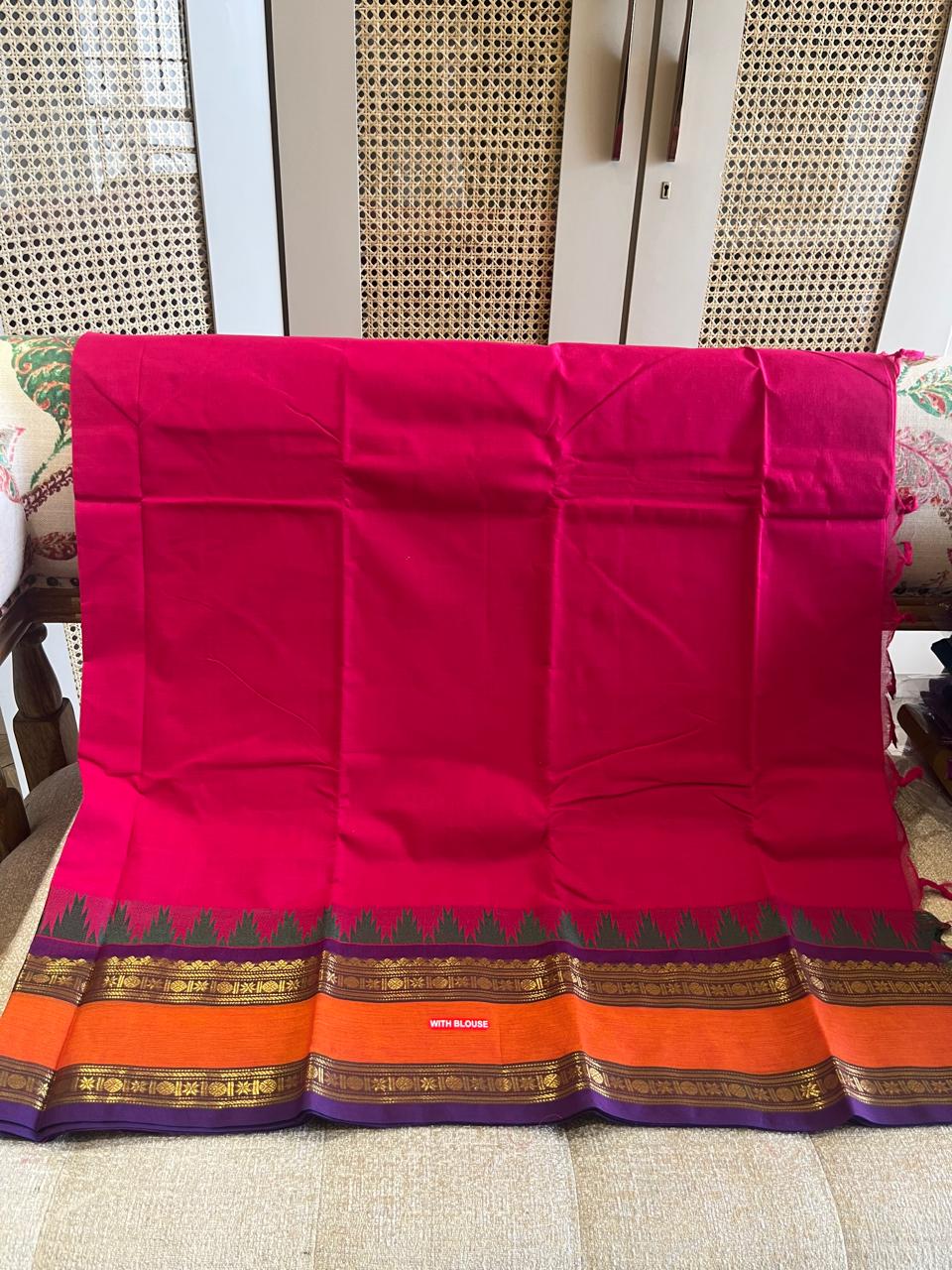 Manjari: Pure Kanchipuram Cotton Saree