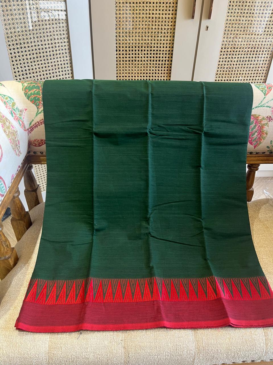 Vanamala: Pure Kanchipuram Cotton Saree