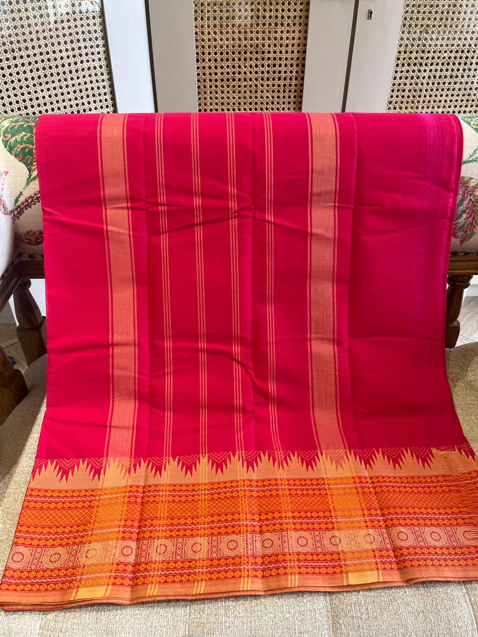 Roshini: Pure Kanchipuram Cotton Saree