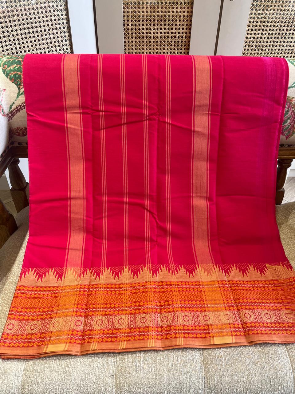 Roshini: Pure Kanchipuram Cotton Saree