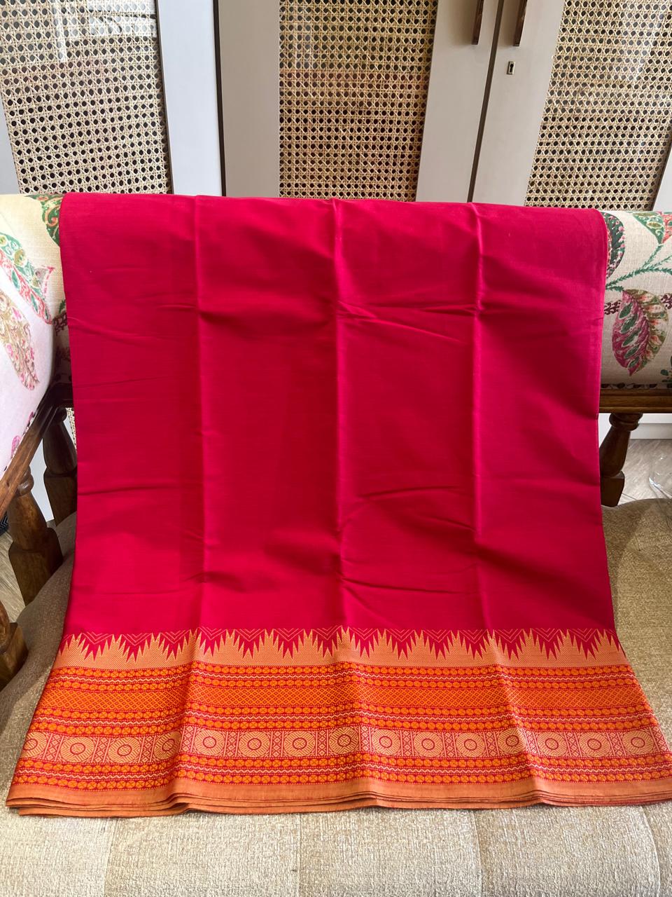 Roshini: Pure Kanchipuram Cotton Saree