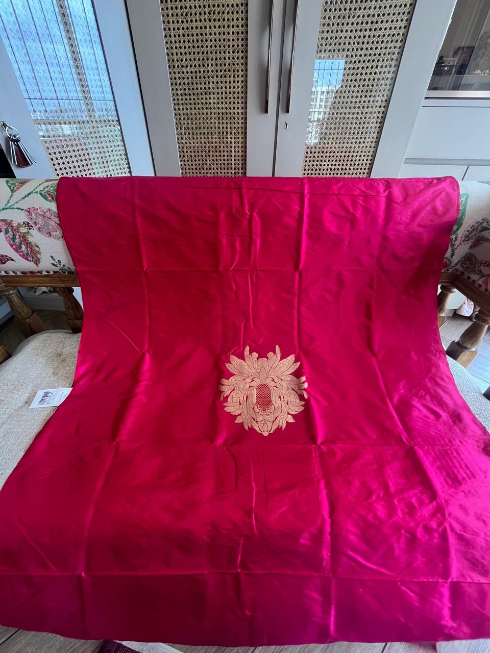 Rangeeli Katan Silk Kadhua Butti Coord Fabric