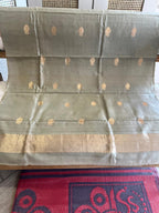 Zaitun Chiniya Silk Banarasi Suit Fabric