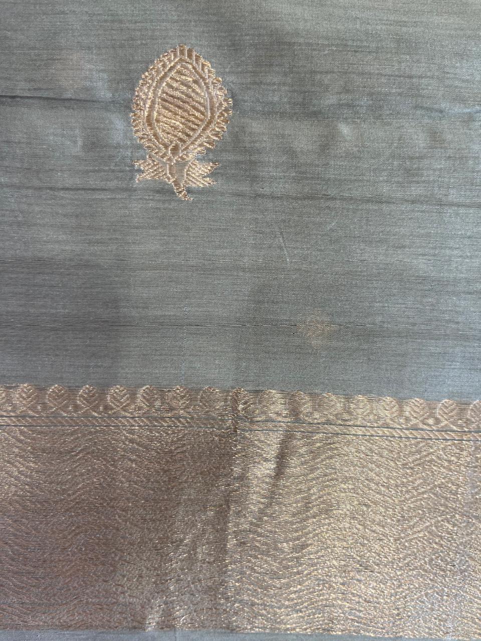 Zaitun Chiniya Silk Banarasi Suit Fabric