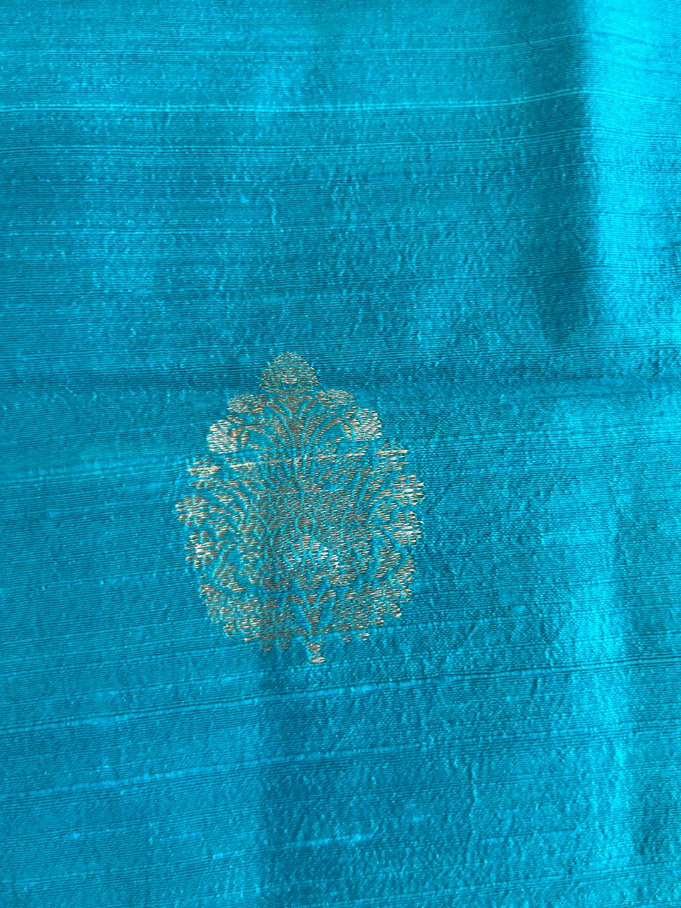 Firoza Raw Silk Benarasi Suit