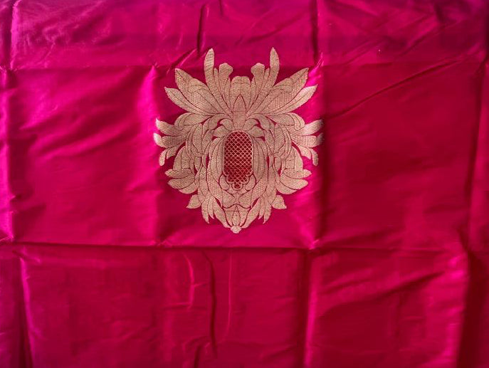 Rangeeli Katan Silk Kadhua Butti Coord Fabric