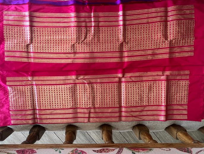 Rangeeli Katan Silk Kadhua Butti Coord Fabric