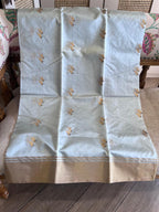Pihu: Pure Silk Ice Blue Chanderi