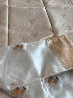 Pihu: Pure Silk Ice Blue Chanderi