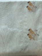 Pihu: Pure Silk Ice Blue Chanderi