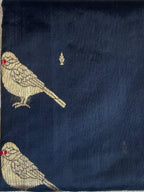Rajeshwari: Pure Silk Black Chanderi