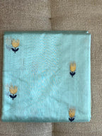 Samragni: Pure Silk Black Chanderi