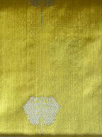 Vibhavari: Pure Silk Black Chanderi
