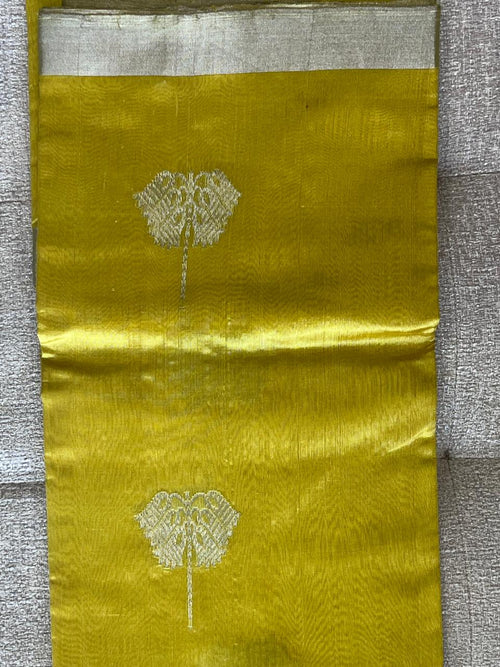 Vibhavari: Pure Silk Black Chanderi