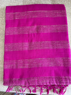 Kamalini: Phulia Cotton with Jute Pallu